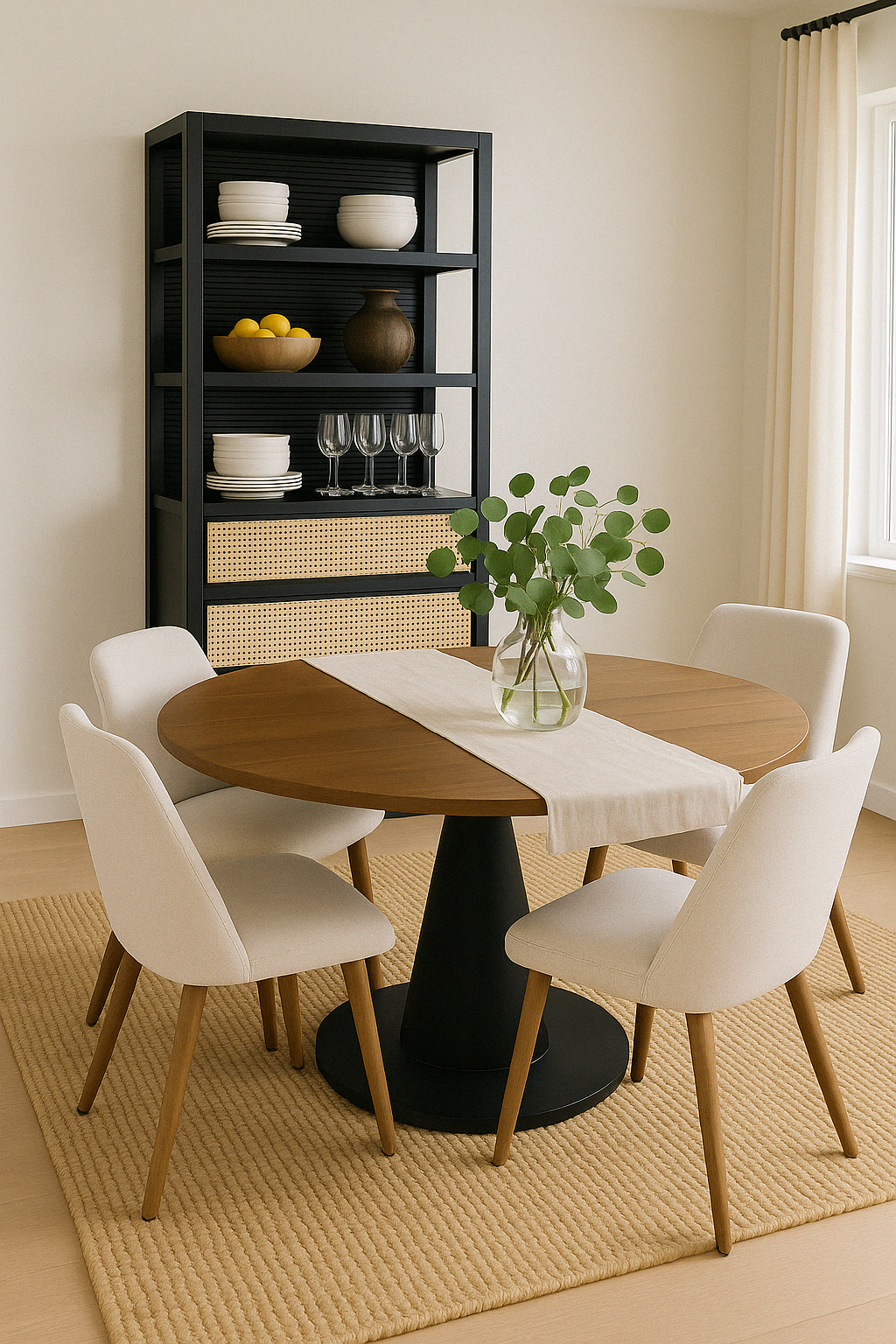 Indie Mahogany Bookcase