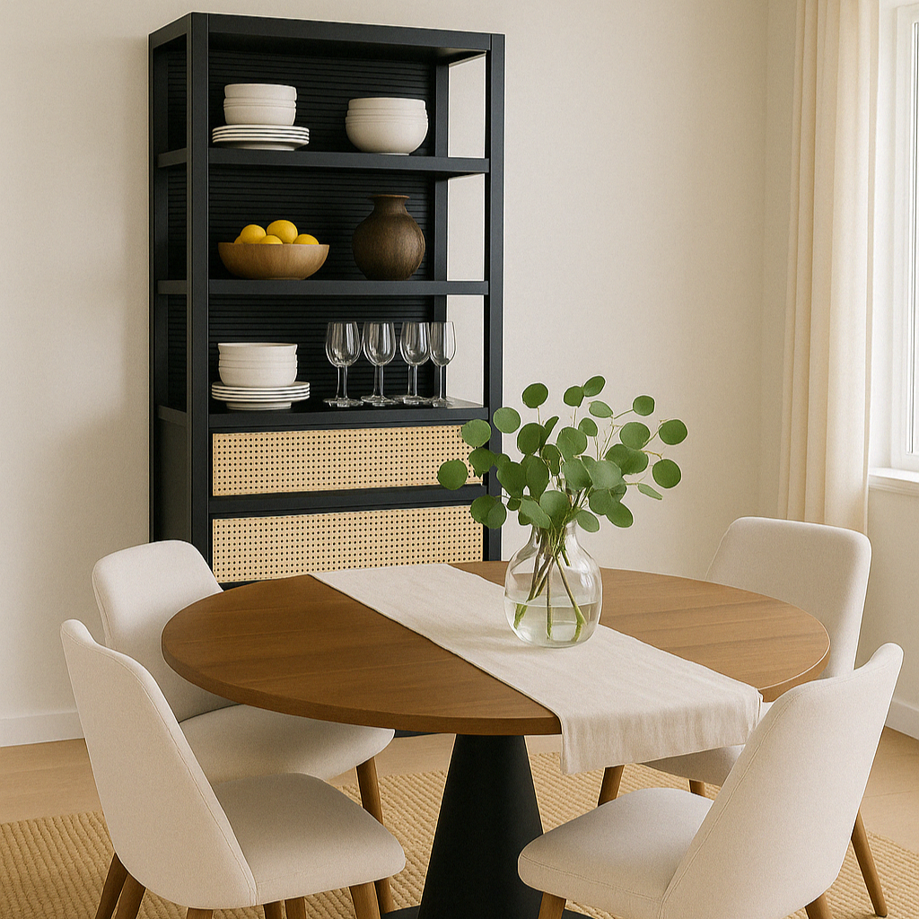 Indie Mahogany Bookcase