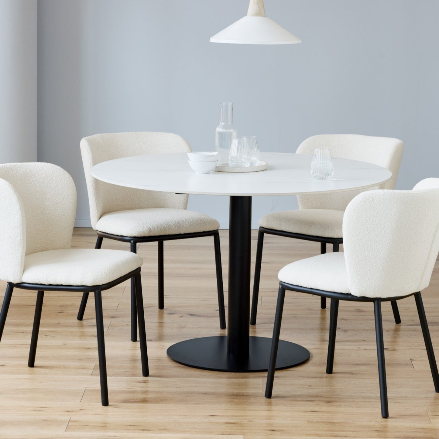 Alaska Dining Chair Set of 2-White