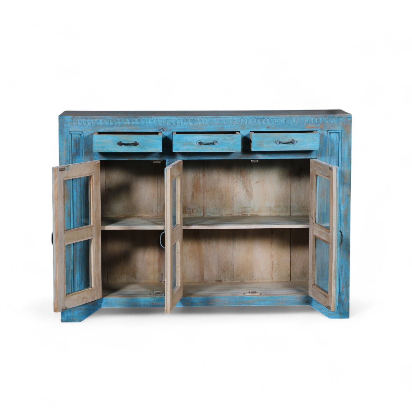 Azure Wood Cabinet