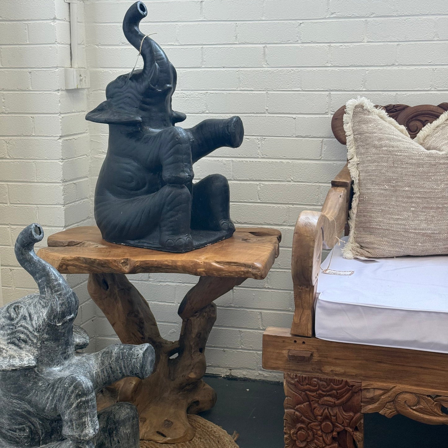 Ziggy Freeform Teak Center Table 2