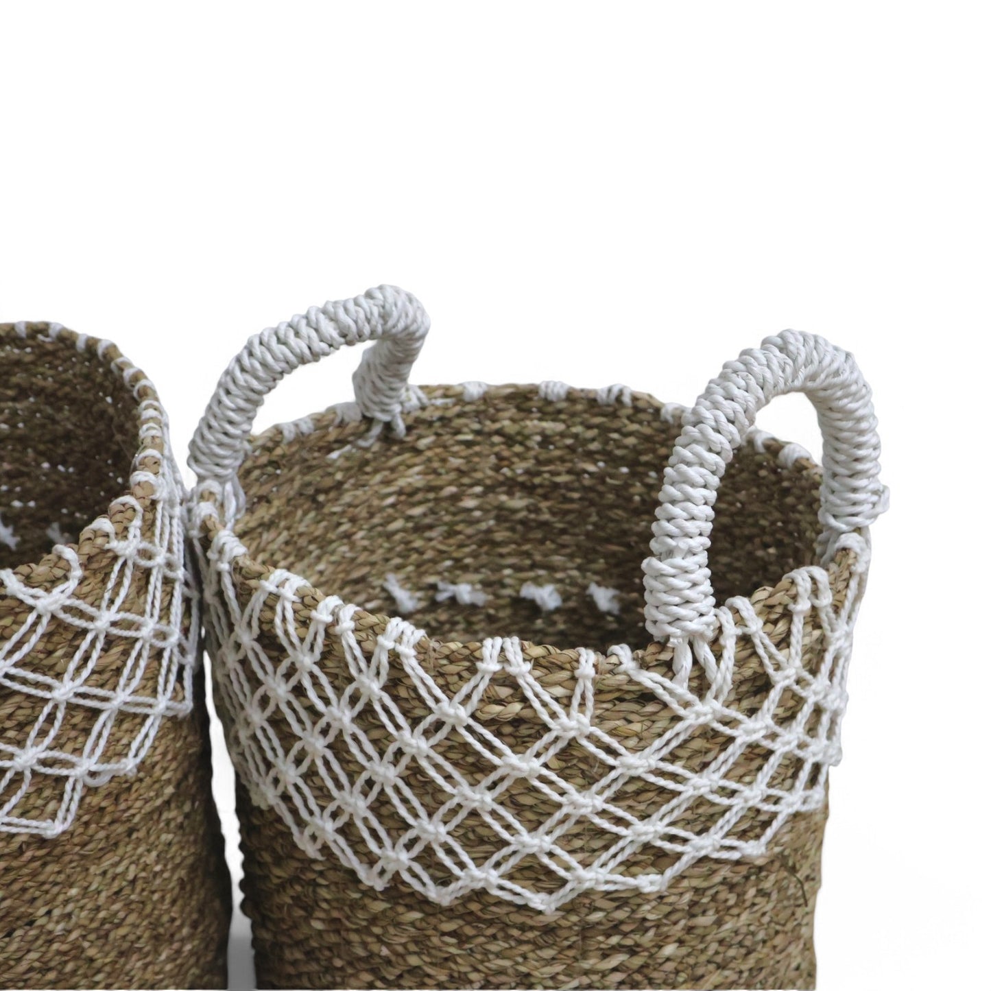 Basket Seagrass Edge - Set of 3