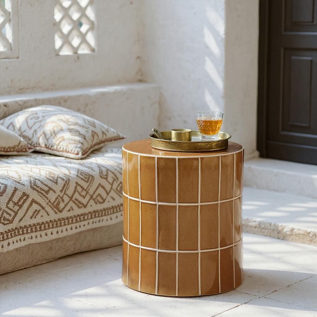 Boyd Stool & Side Table