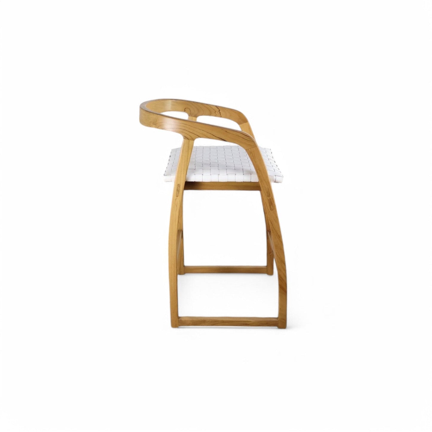 Casa Bar Chair Leather White