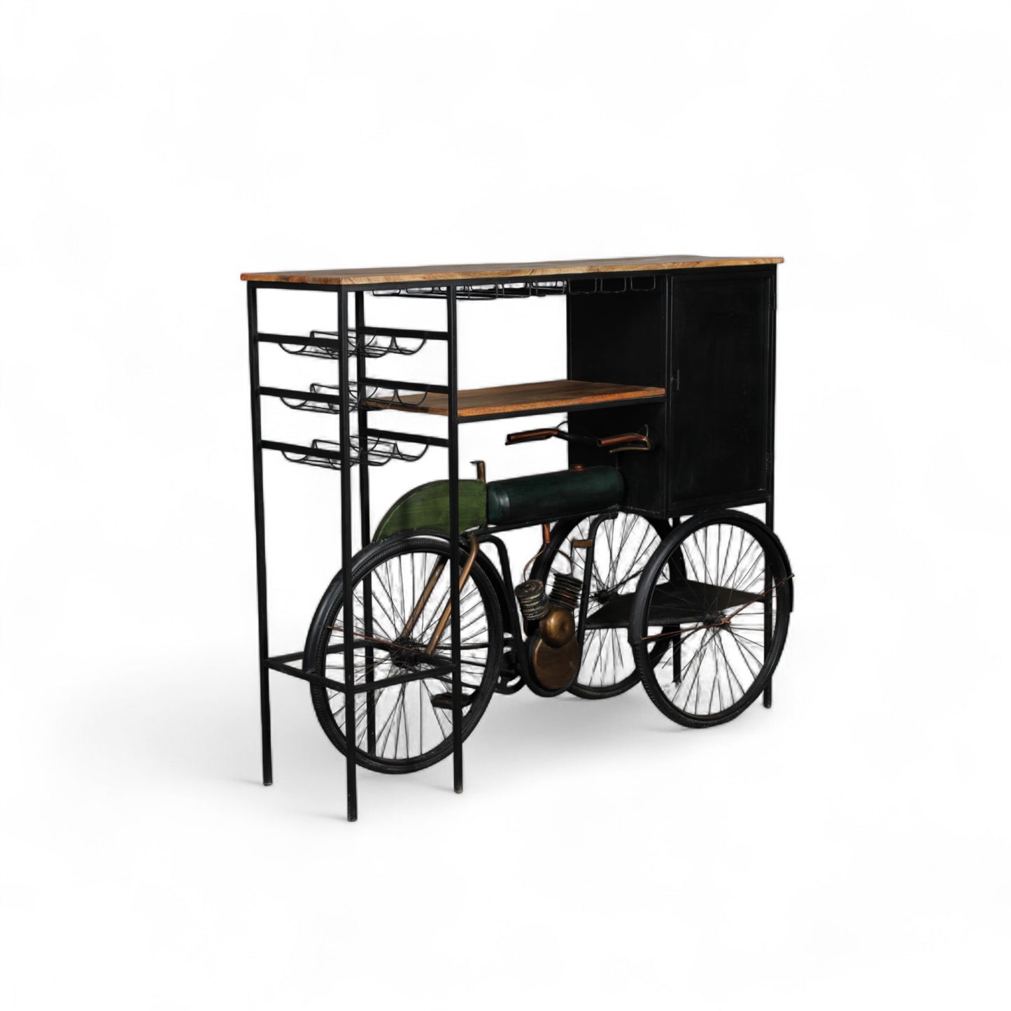 Cart Console Wine Cabinet