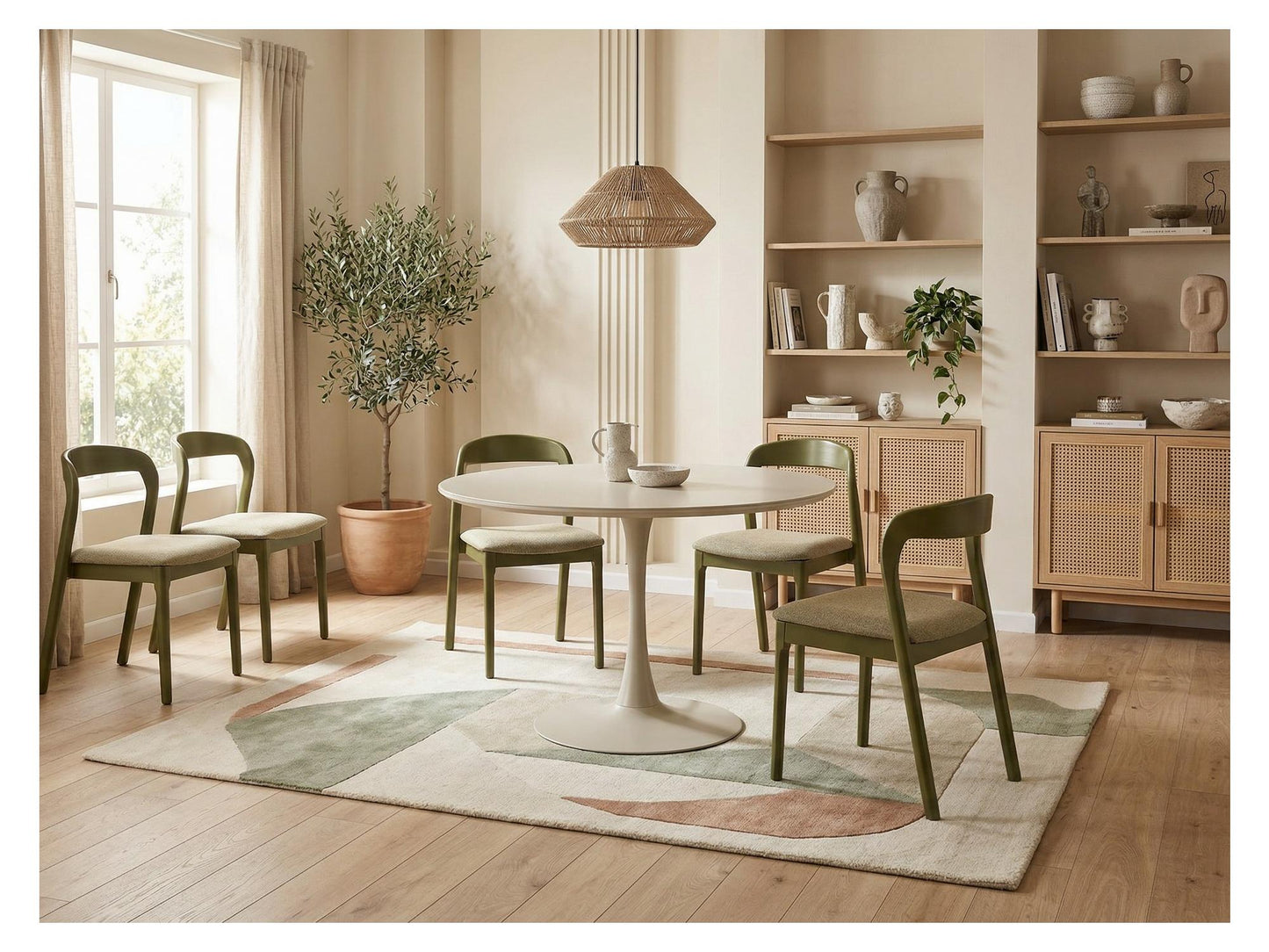 Elan Dining Table Matte - Tofu