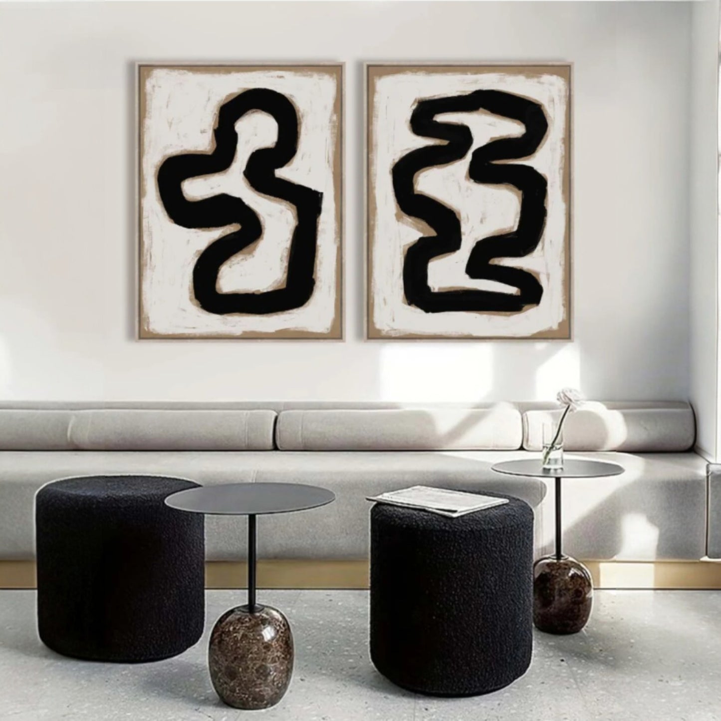 Enigma Framed Canvas (Set of 2)