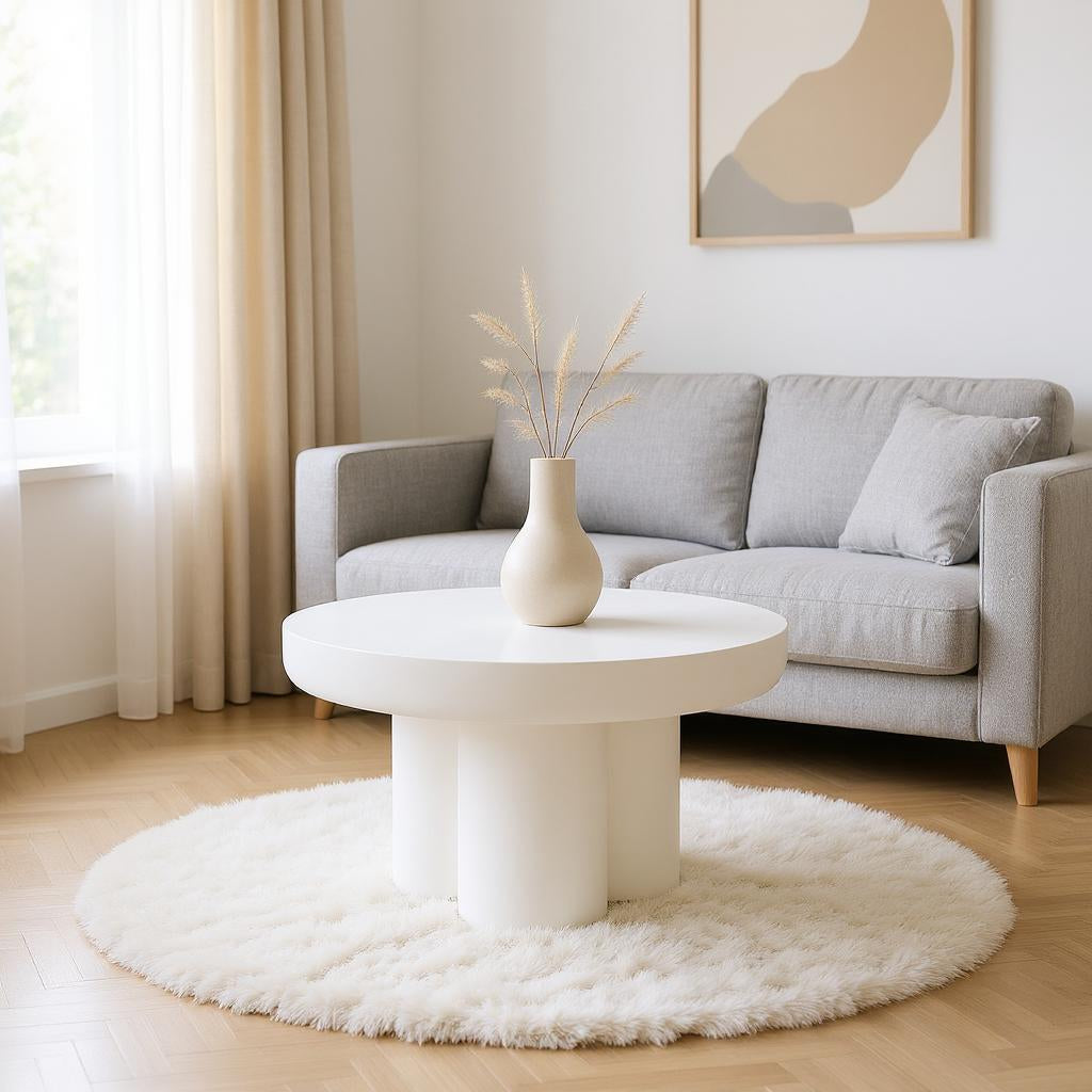 Halo White Coffee Table