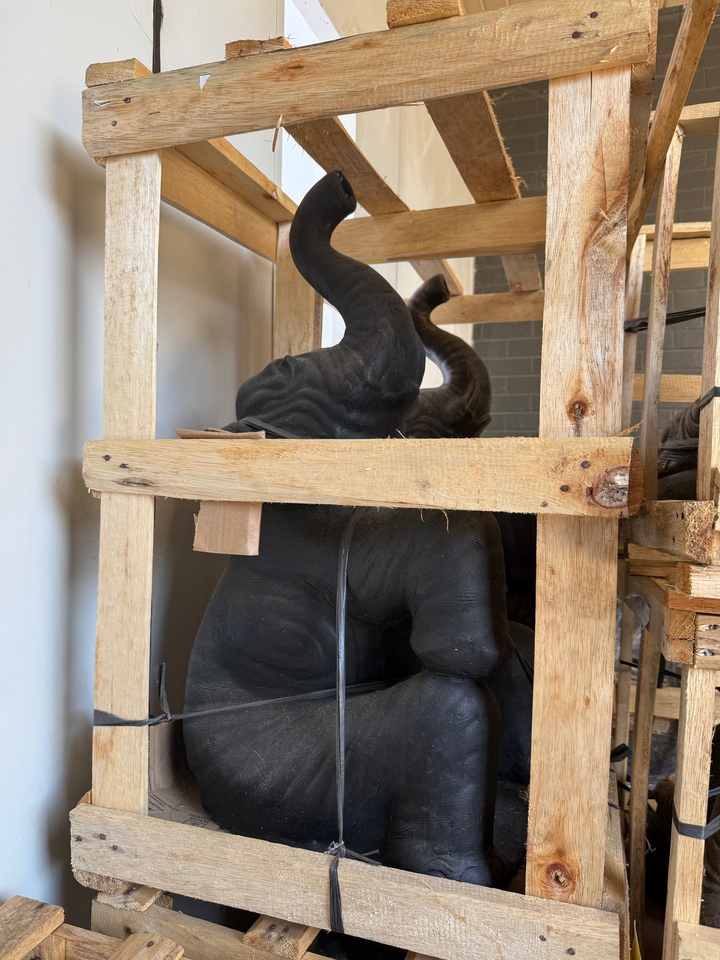 Elephant Sitting 80cm