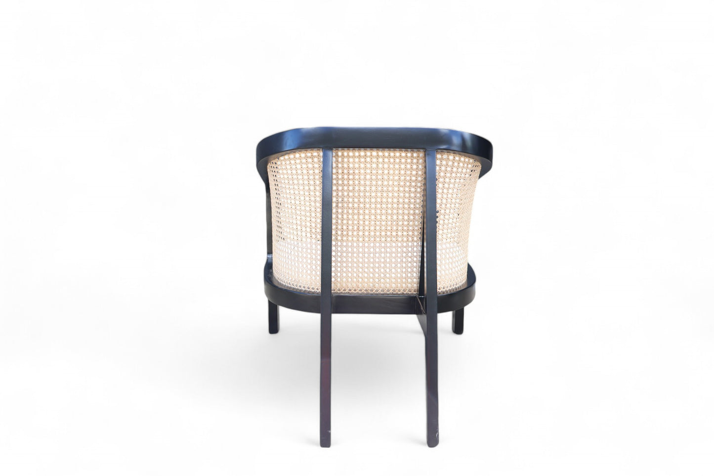 Bianca Natural Rattan Chair Black