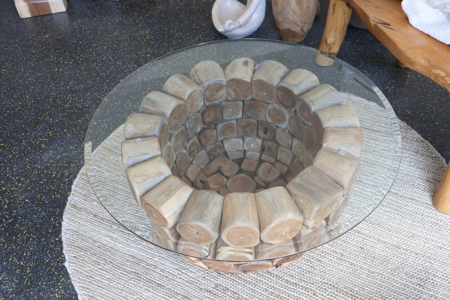 Ivy Teak Root Coffee Table