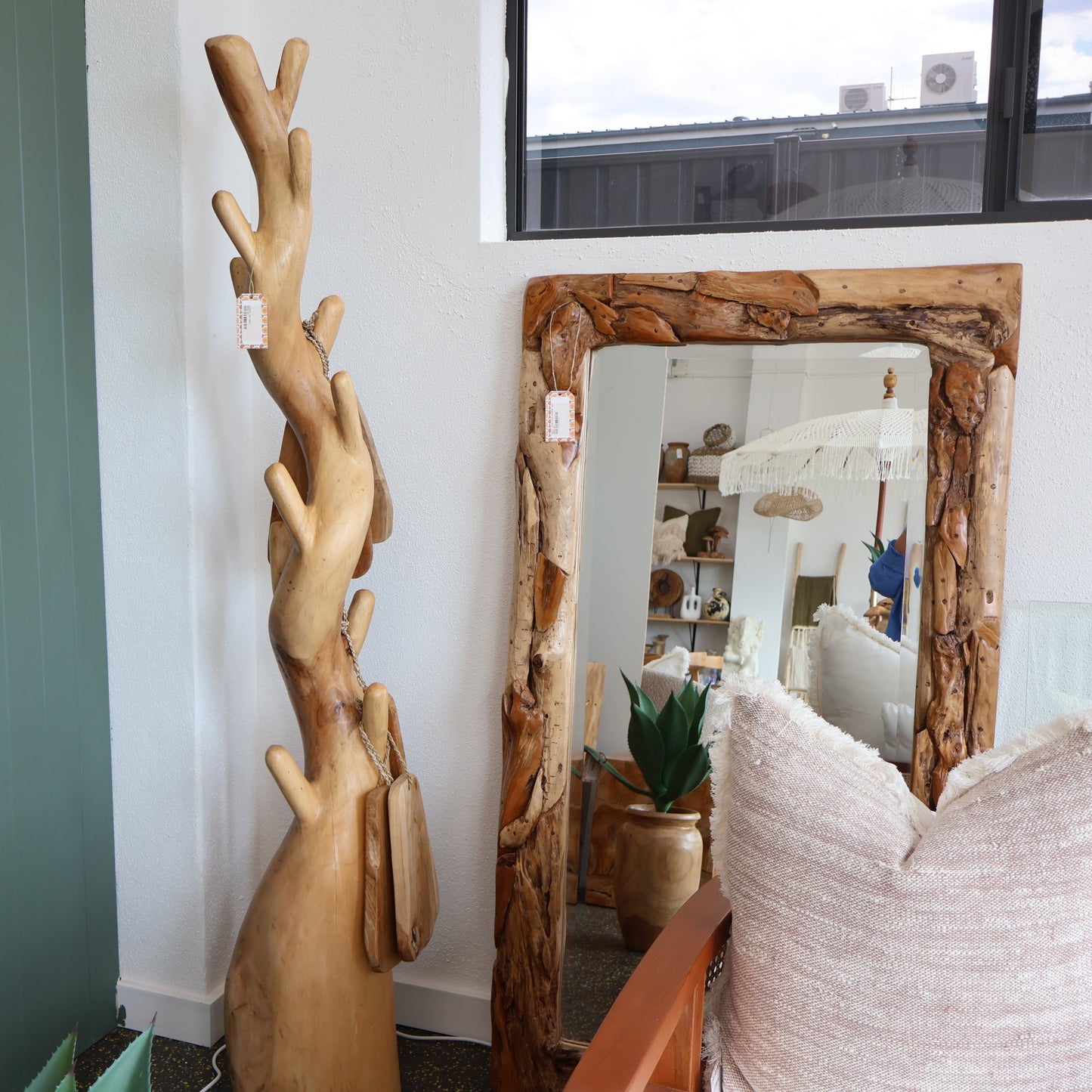 Carved Hat Rack
