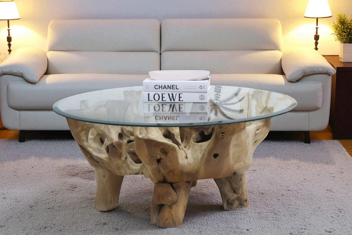 Princess Teak Root Coffee Table