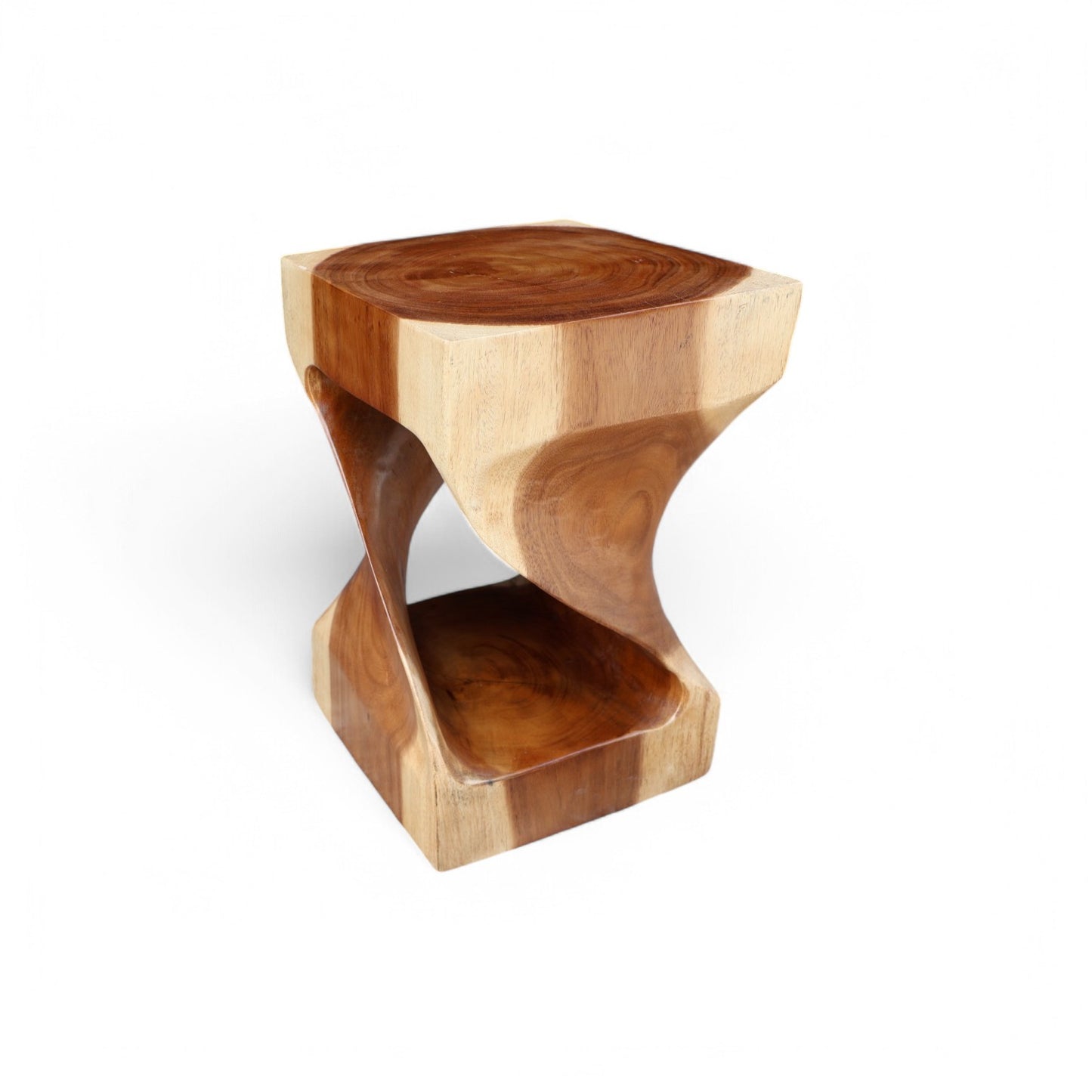 Kimmy Twisted Stool Side Table