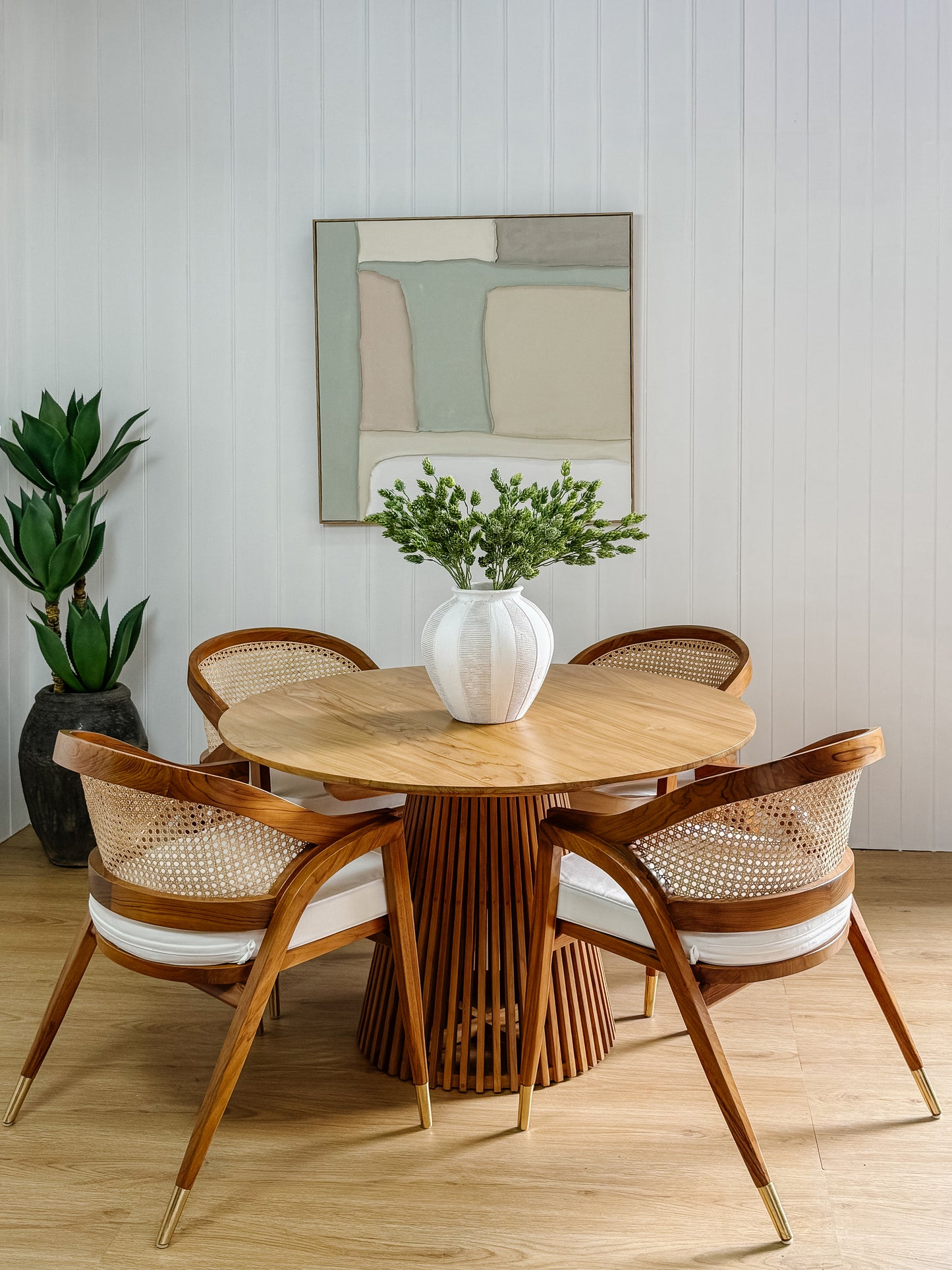 Louie Teak Wood Dining Table