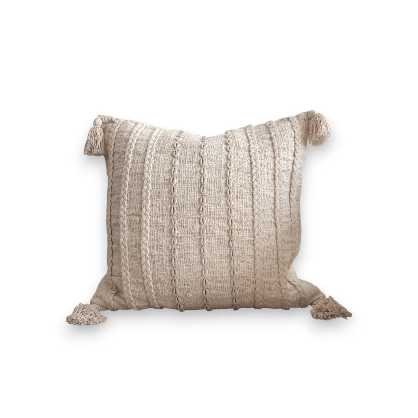 Paradise Shell with Tassel Cushion