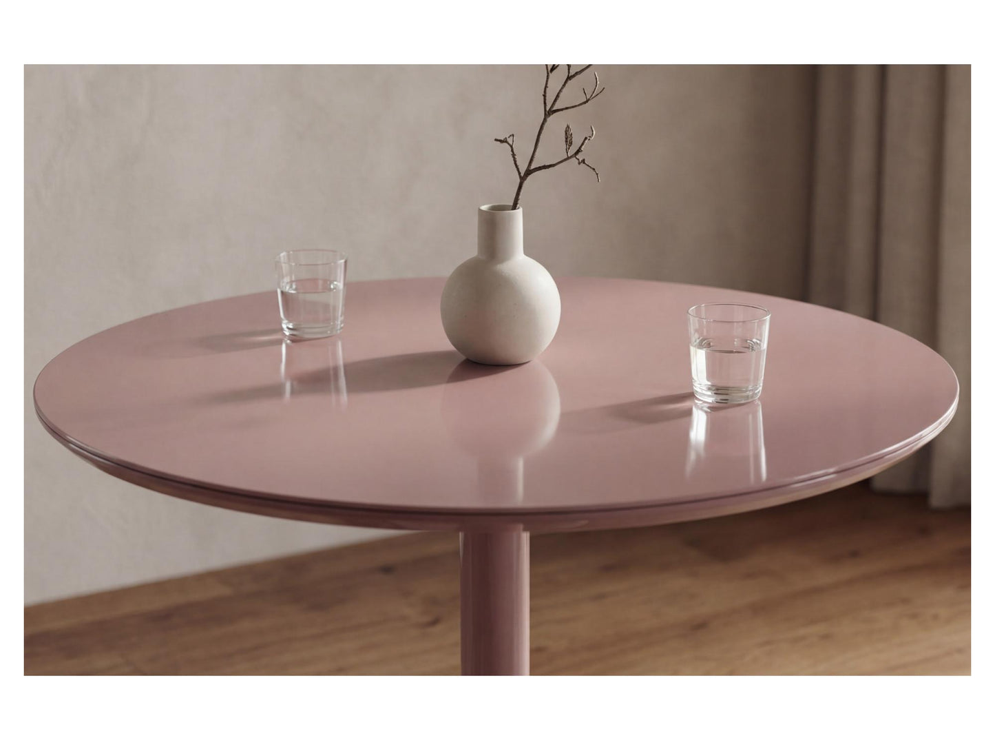 Posito Dining Table Matte - Dusty Rose