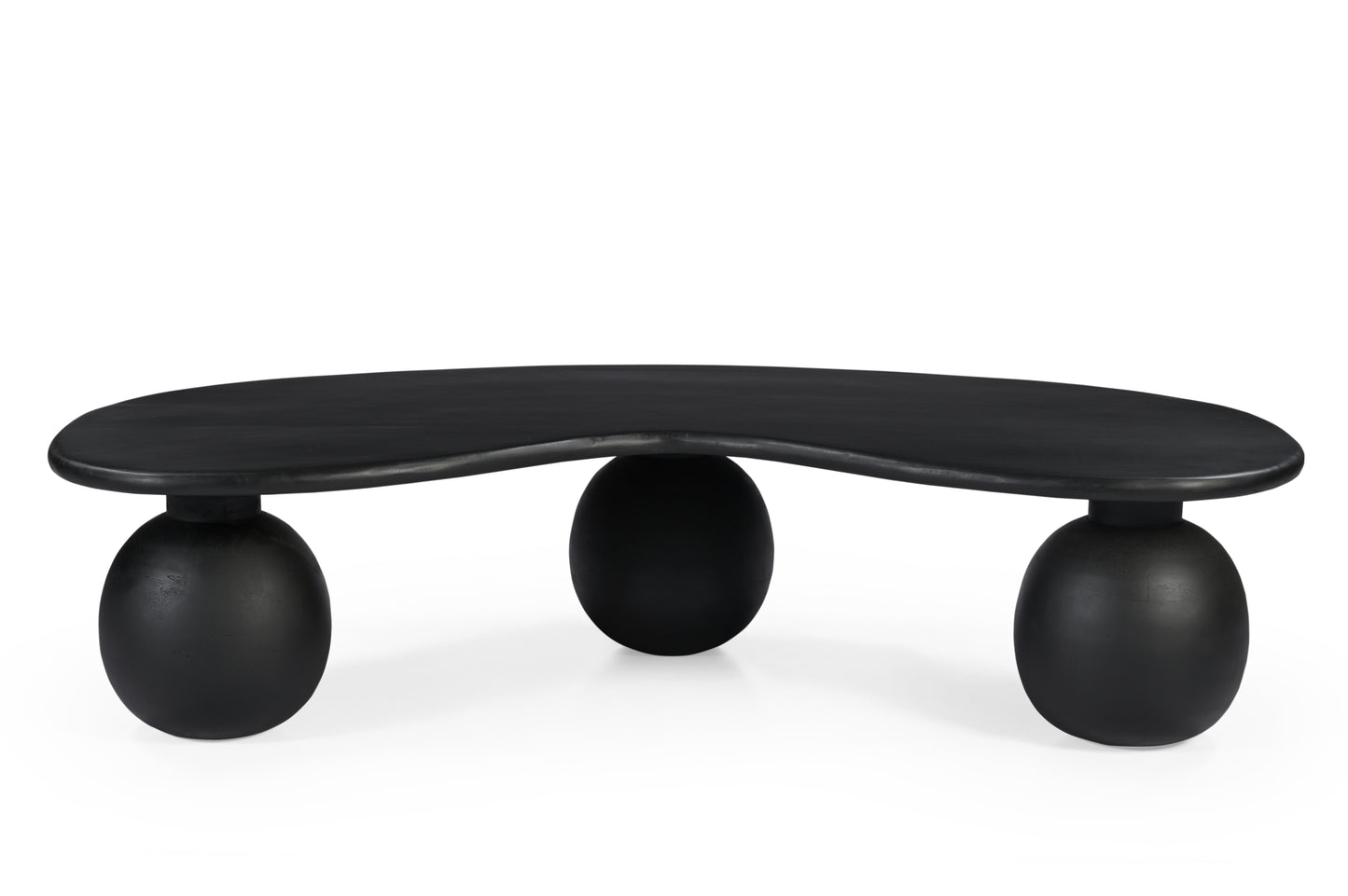 Irregular Shape Coffee Table Black