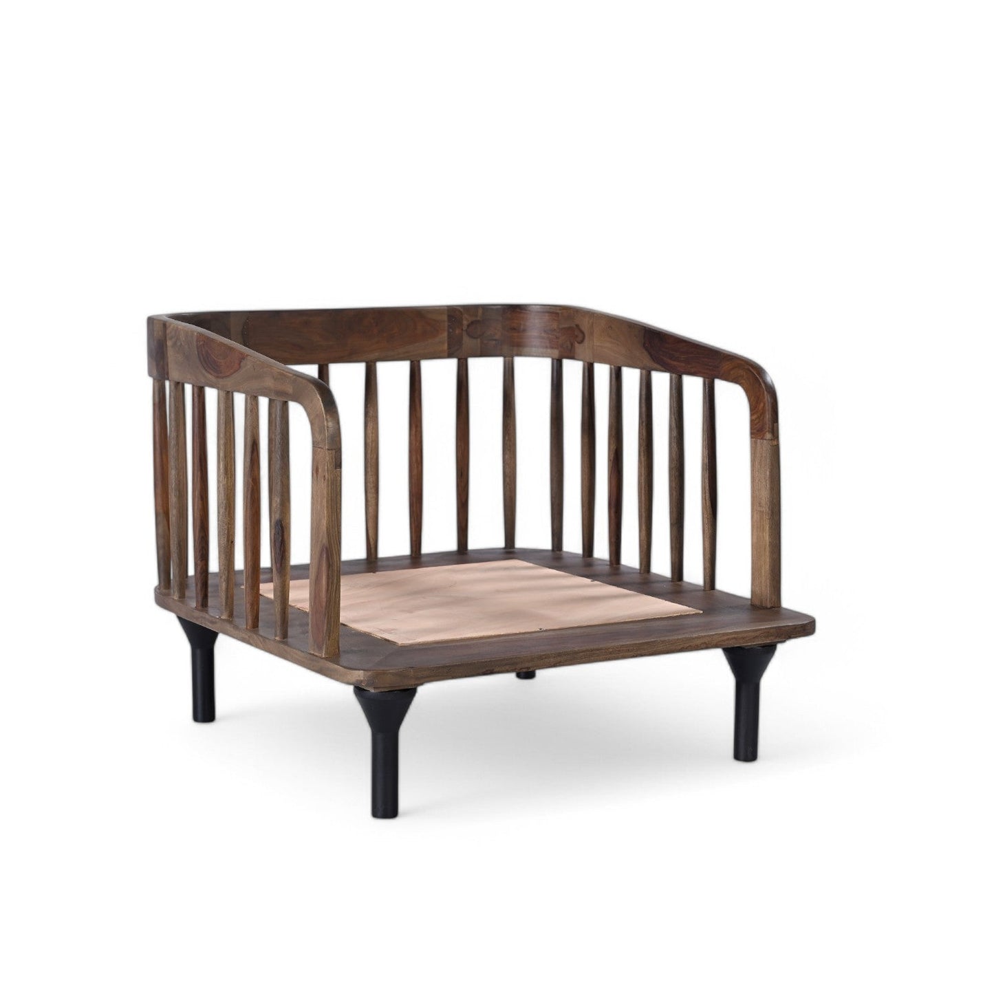 Sheesham Wood Mavis Lounge Arm Chair