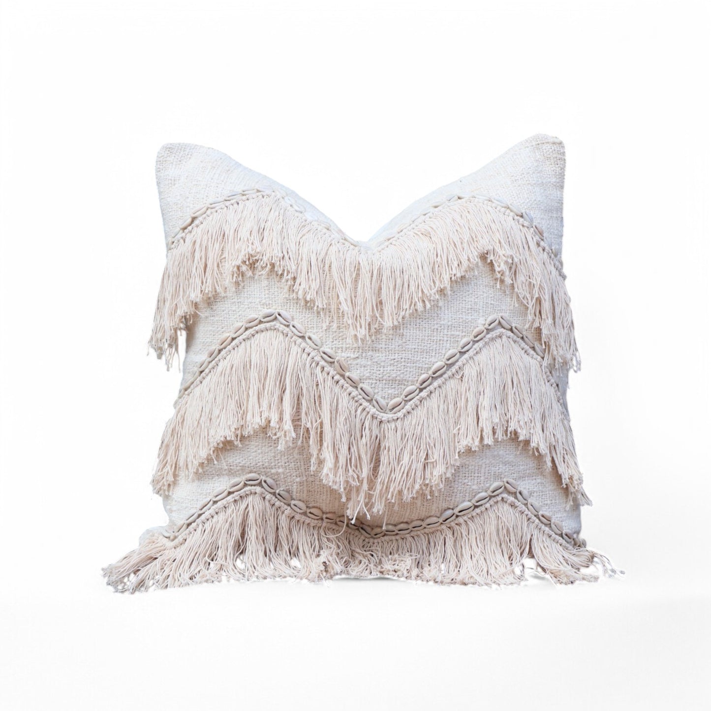 Shell Embellished Cushion