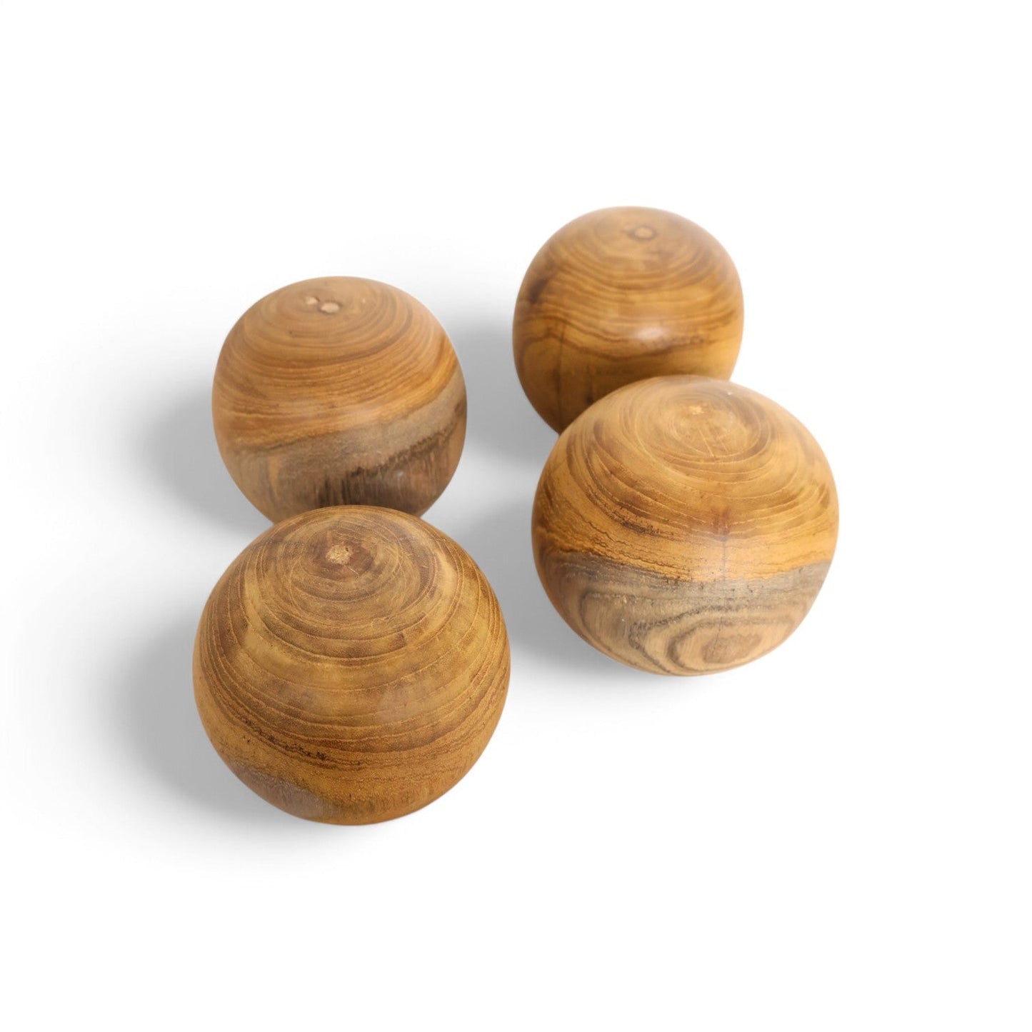 Teak Wood Décor Balls