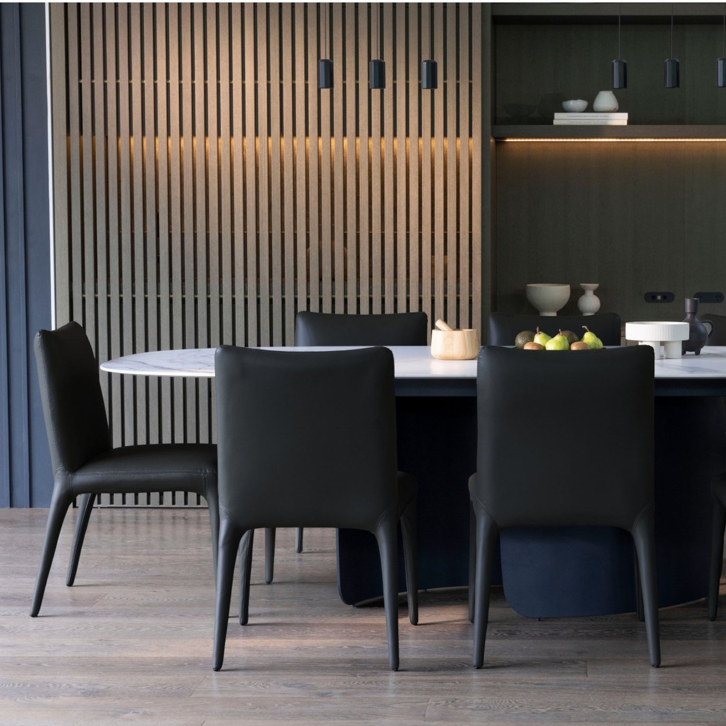 Toulon Dining Chair Set of 2-Black