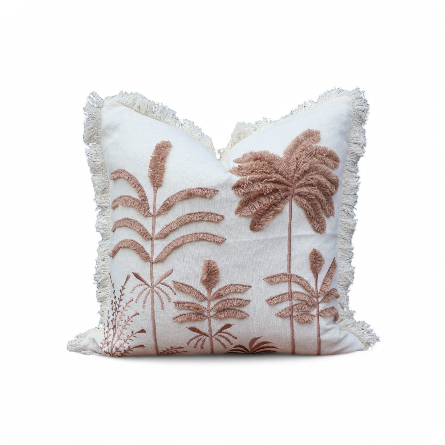 Tropical Embroidered Cushion