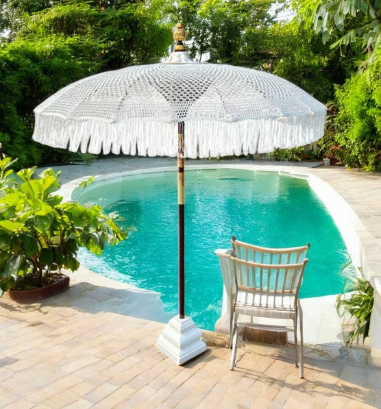 Macrame Umbrella with Stand