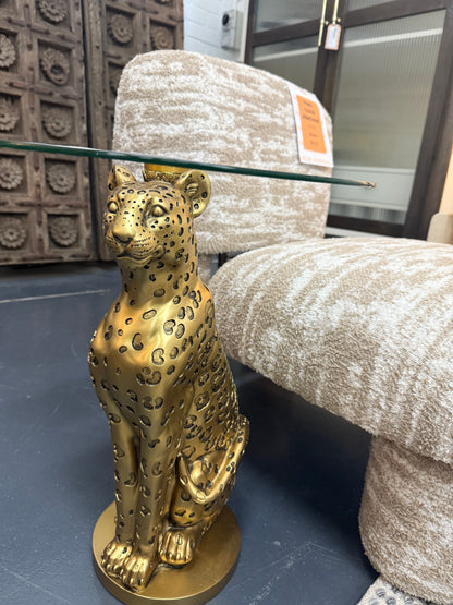 Leopard Side Table