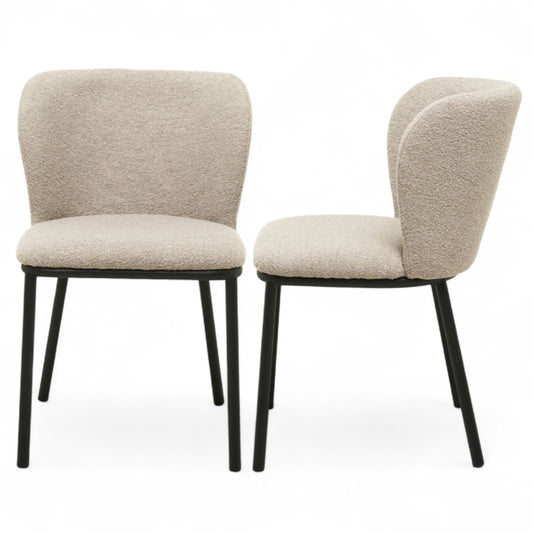 Alaska Dining Chair Set of 2-Latte