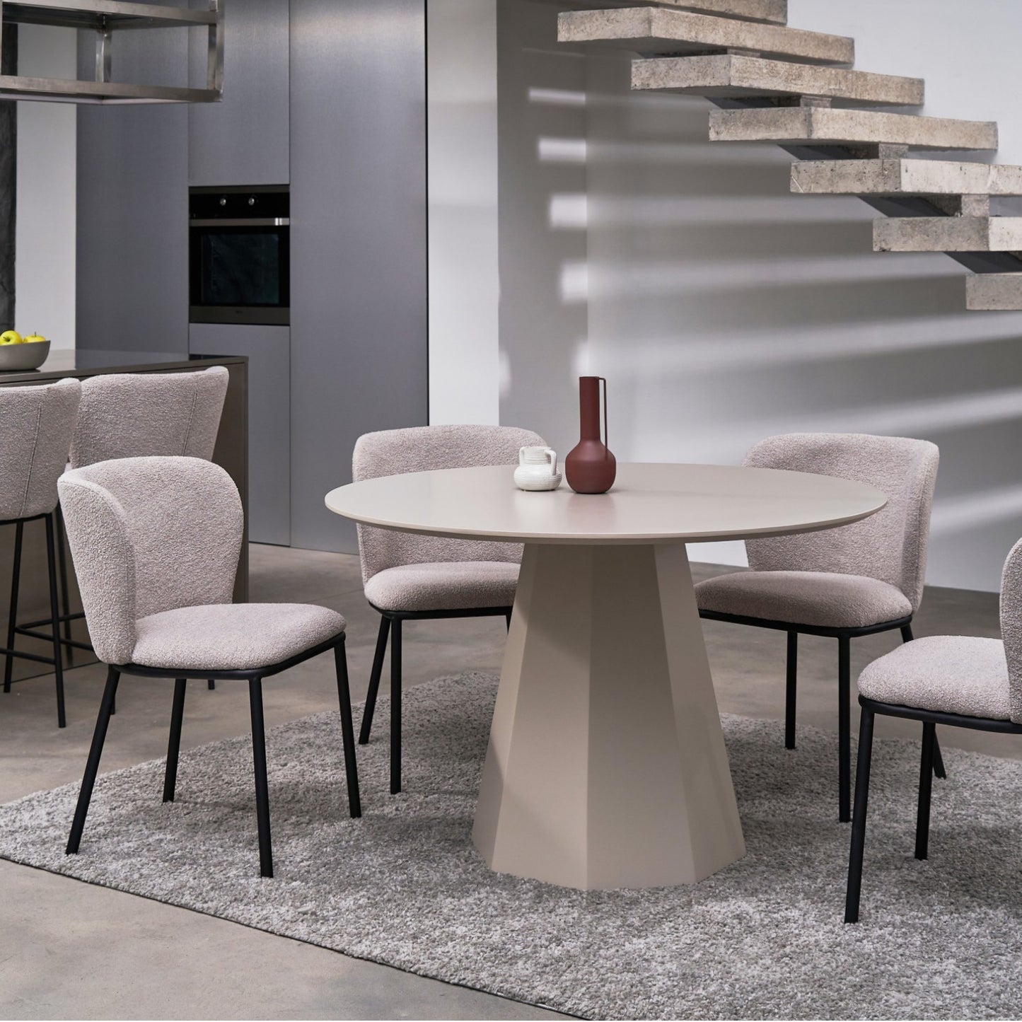Alaska Dining Chair-Latte