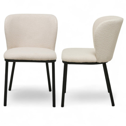 Alaska Dining Chair Set of 2-White