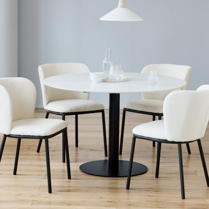 Alaska Dining Chair-White