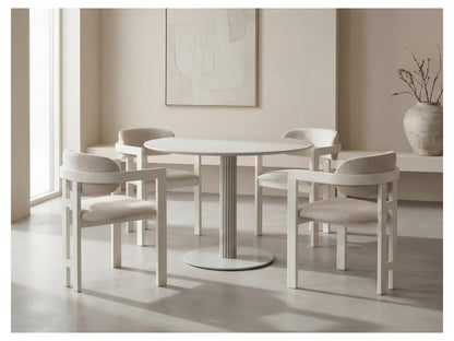 Amalfi Dining Table - Grigio Matte Tofu