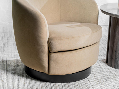 Belize Swivel Occasional Chair - Latte