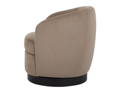 Belize Swivel Occasional Chair - Latte