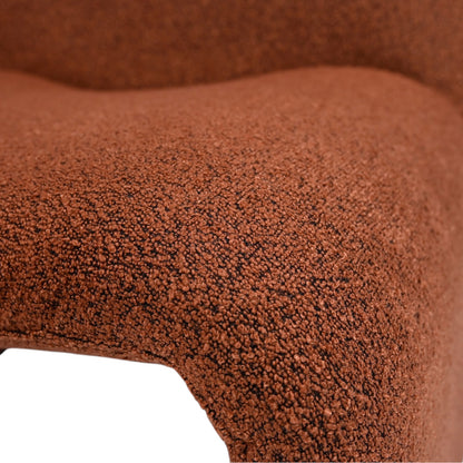 Calais Occasional Chair-Terracotta
