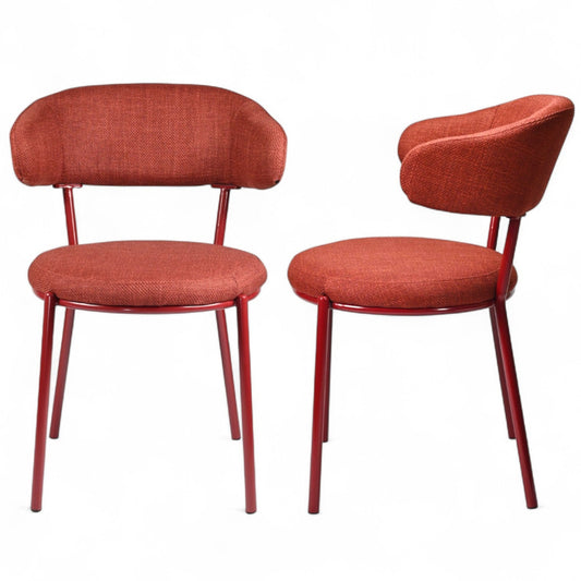 Cannes Dining Chair Set of 2-Plum