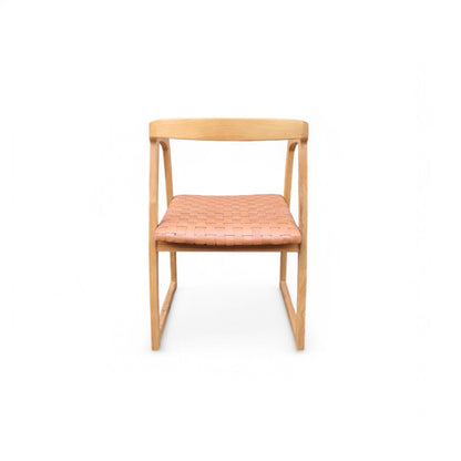 Casa Dining Chair Leather Tan | Bundle X 4