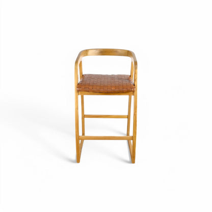 Casa Bar Chair Leather Tan