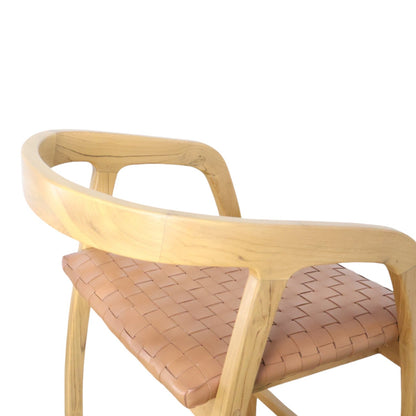 Casa Bar Chair Leather Tan