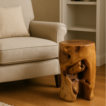 Retro Teak Stool