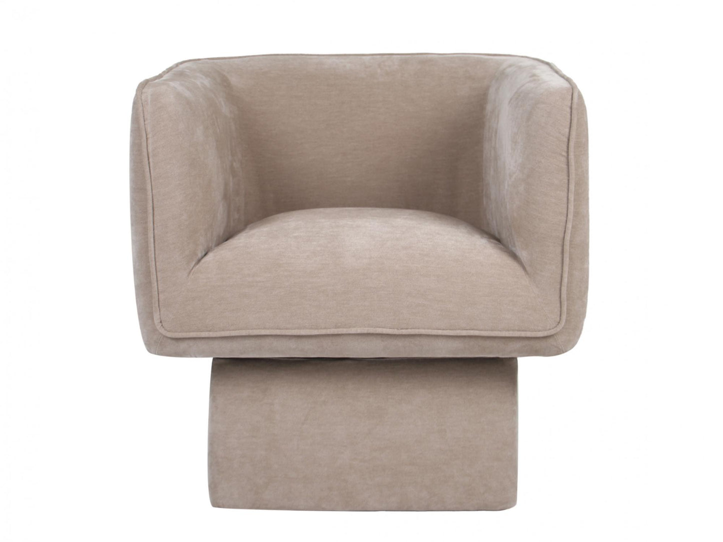 Chloe Swivel Occasional Chair - Latte