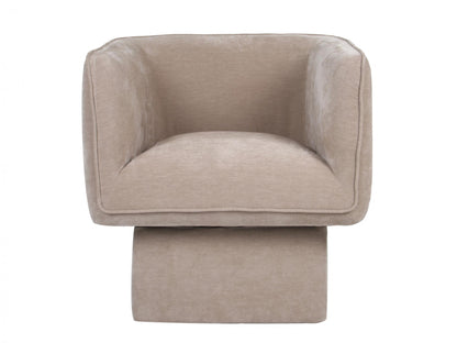 Chloe Swivel Occasional Chair - Latte