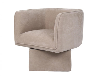Chloe Swivel Occasional Chair - Latte