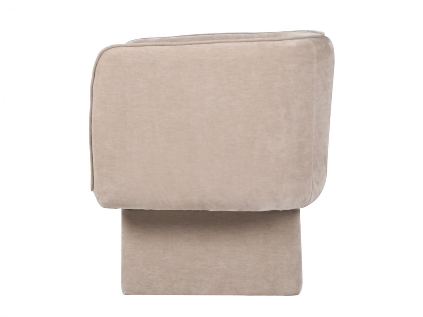 Chloe Swivel Occasional Chair - Latte