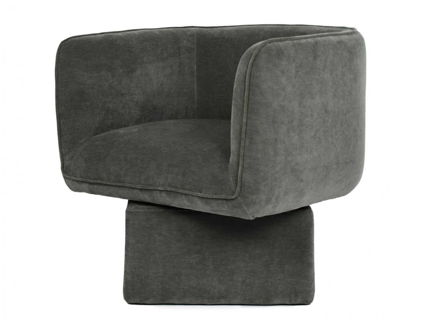 Chloe Swivel Occasional Chair - Olive