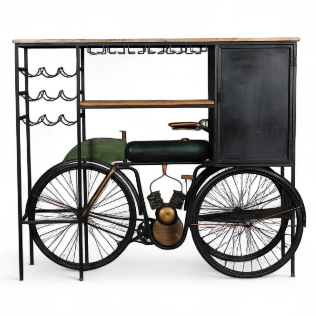 Cart Console Wine Cabinet