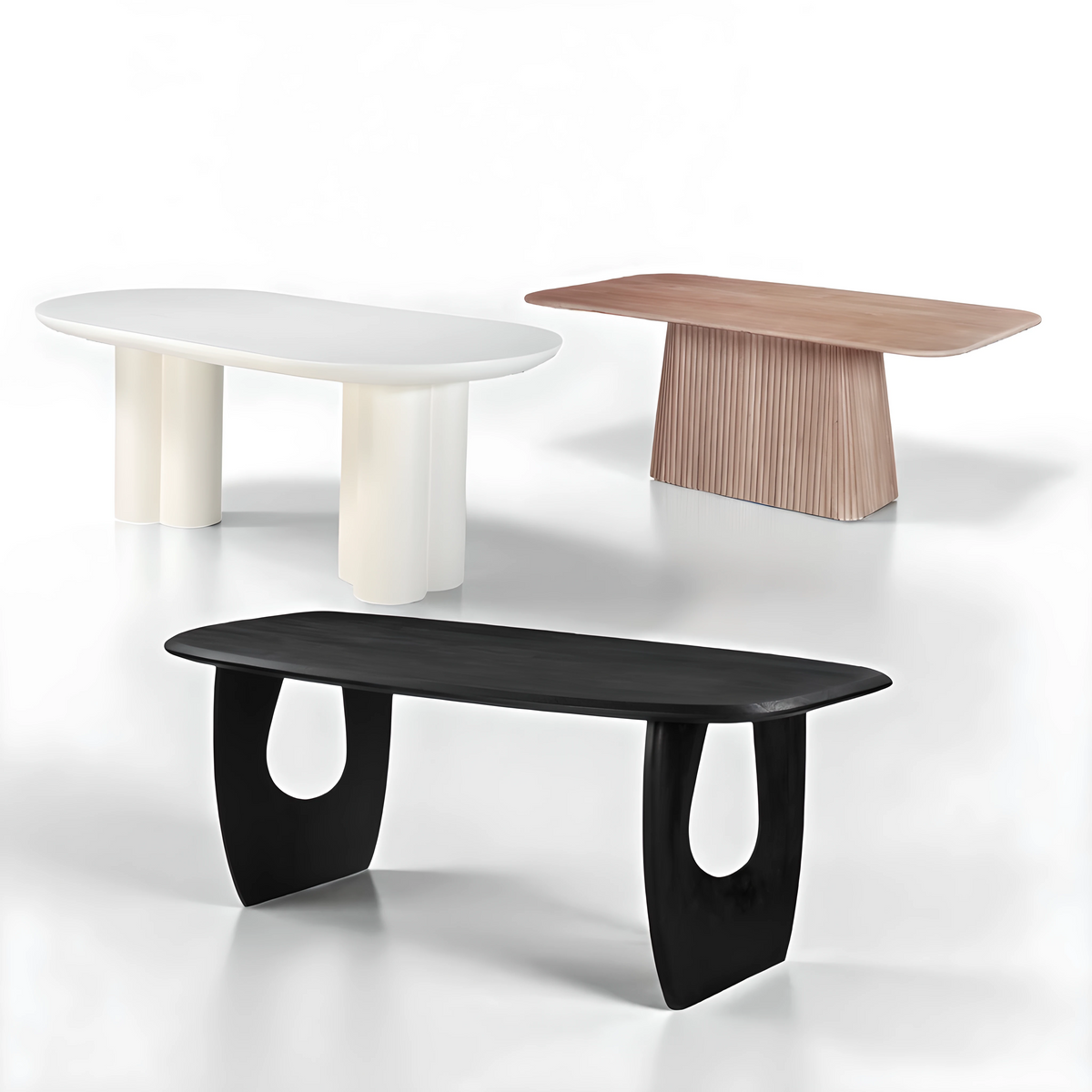 Modular Flutee Table Flute Base Dining Table 220 CM – StyleUp Living