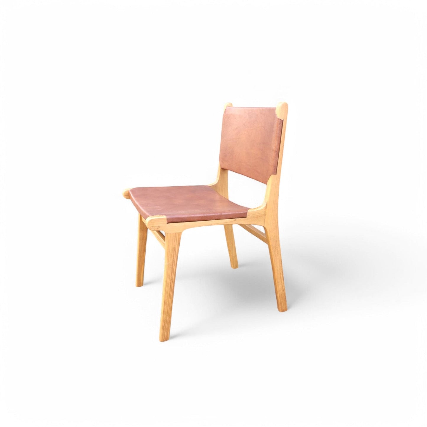 Dove Dining Chair Leather Tan